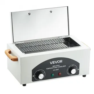 VEVOR Hochtemperatur-Autoklav 2 L 300 W, Hochtemperatur-Reinigungsmaschinenbox mit einstellbarer Temperatur & Zeit, Trockenwärmeschrank-Nagelwerkzeugreiniger Sterilisatorbox für Labore Zuhause VEVOR Hochtemperatur-Autoklav 2 L 300 W, Hochtemperatur-Reinigungsmaschinenbox mit einstellbarer Temperatur & Zeit, Trockenwärmeschrank-Nagelwerkzeugreiniger Sterilisatorbox für Labore Zuhause