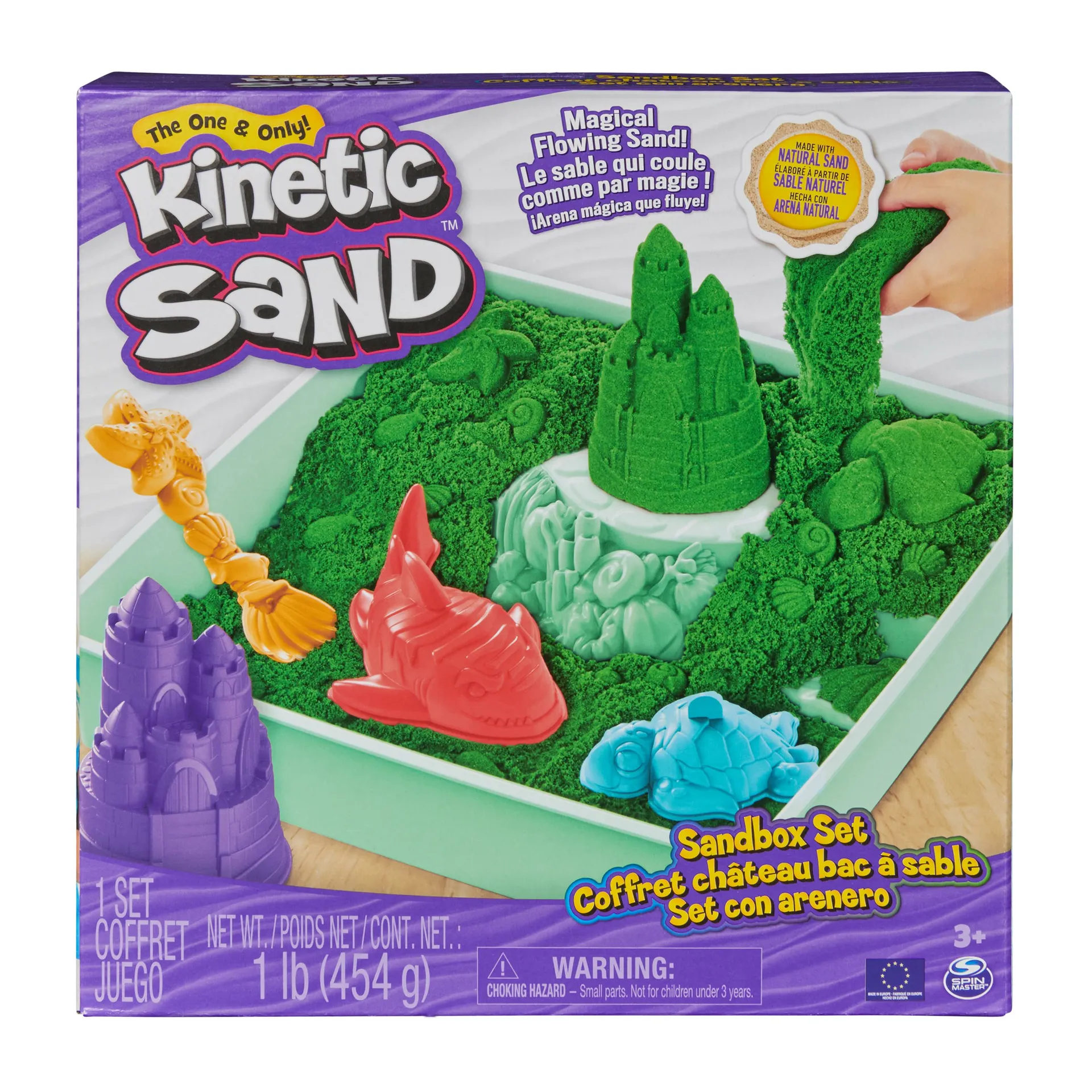Kinetic Sand Sandbox Set Grün – Bild 7
