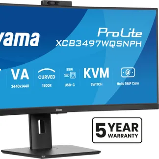 iiyama ProLite XCB3497WQSNPH-B1 Computerbildschirm 86,4 cm (34″) 3440 x 1440 Pixel UltraWide Quad HD LED Schwarz iiyama ProLite XCB3497WQSNPH-B1 Computerbildschirm 86,4 cm (34″) 3440 x 1440 Pixel UltraWide Quad HD LED Schwarz