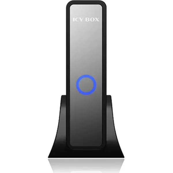 ICY BOX IB-382H-C31, USB 3.2 Gen 2 Gehäuse für 2,5'' od. 3,5'' SATA HDD/SSD, integrierter Hub 1x USB-C 2x USB-A, 10 Gbit/s, 12V 3A Netzteil, schwarz – Bild 2