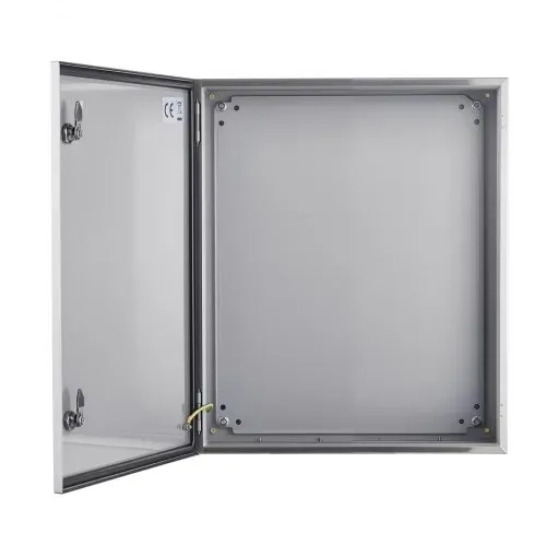 VEVOR Schaltschrank Elektroverteilerkasten, 600x500x200 mm, Edelstahl 304, Wandmontage, für elektrische und elektronische Außengeräte, Montageplatte, Scharniere, Schloss, Schutzart IP66 – Bild 10