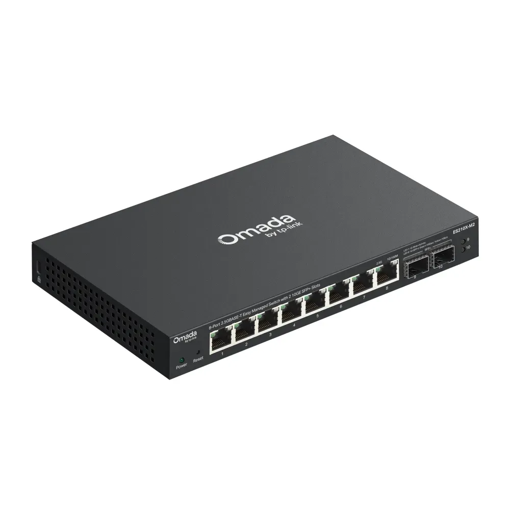 Omada by tp-link Switch easy managed 10 Port • 8x 2.5GbE • 2x SFP+ • Lüfterlos • Omada • ES210X-M2 – Bild 4