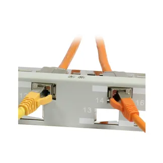 Keystone, Modulträger, 19″Patchpanel für 24xTP-Modul, 1HE(t 96mm) 45Grad Schrägauslass, Lichtgrau, Synergy 21, Keystone, Modulträger, 19″Patchpanel für 24xTP-Modul, 1HE(t 96mm) 45Grad Schrägauslass, Lichtgrau, Synergy 21,