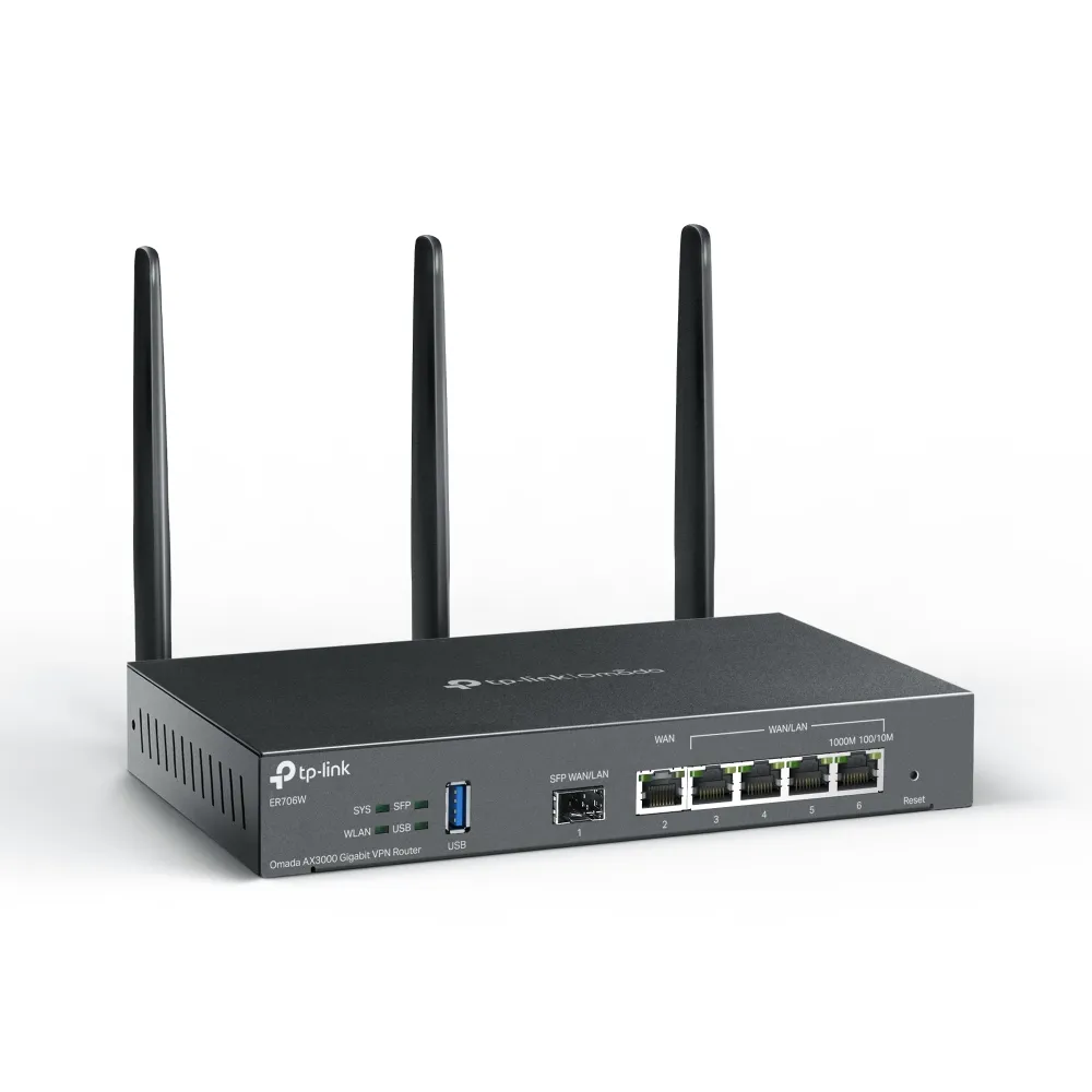 TP-Link Omada ER706W WLAN-Router Gigabit Ethernet Dual-Band (2,4 GHz/5 GHz) Schwarz – Bild 2