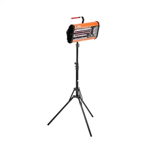 VEVOR Infrarot-Härtungslampe, Hand-/Ständer-Doppelnutzung, 2000 W, 0–90 Min. Zeiteinstellung, Auto-Härtungslampe mit automatischer Heizung und Halterung, 32 m² große Sprüh-/Backkabinenheizungen – Bild 10