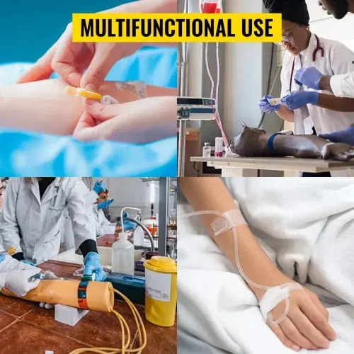 VEVOR Scientific Injektionsarm Intravenöse Injektion, Trainingsarm Komplette intravenöse Injektion, Injektionsarm Braun Training Modell Blutentnahmearm Venenpunktion Medizin- und Pflegestudenten – Bild 6