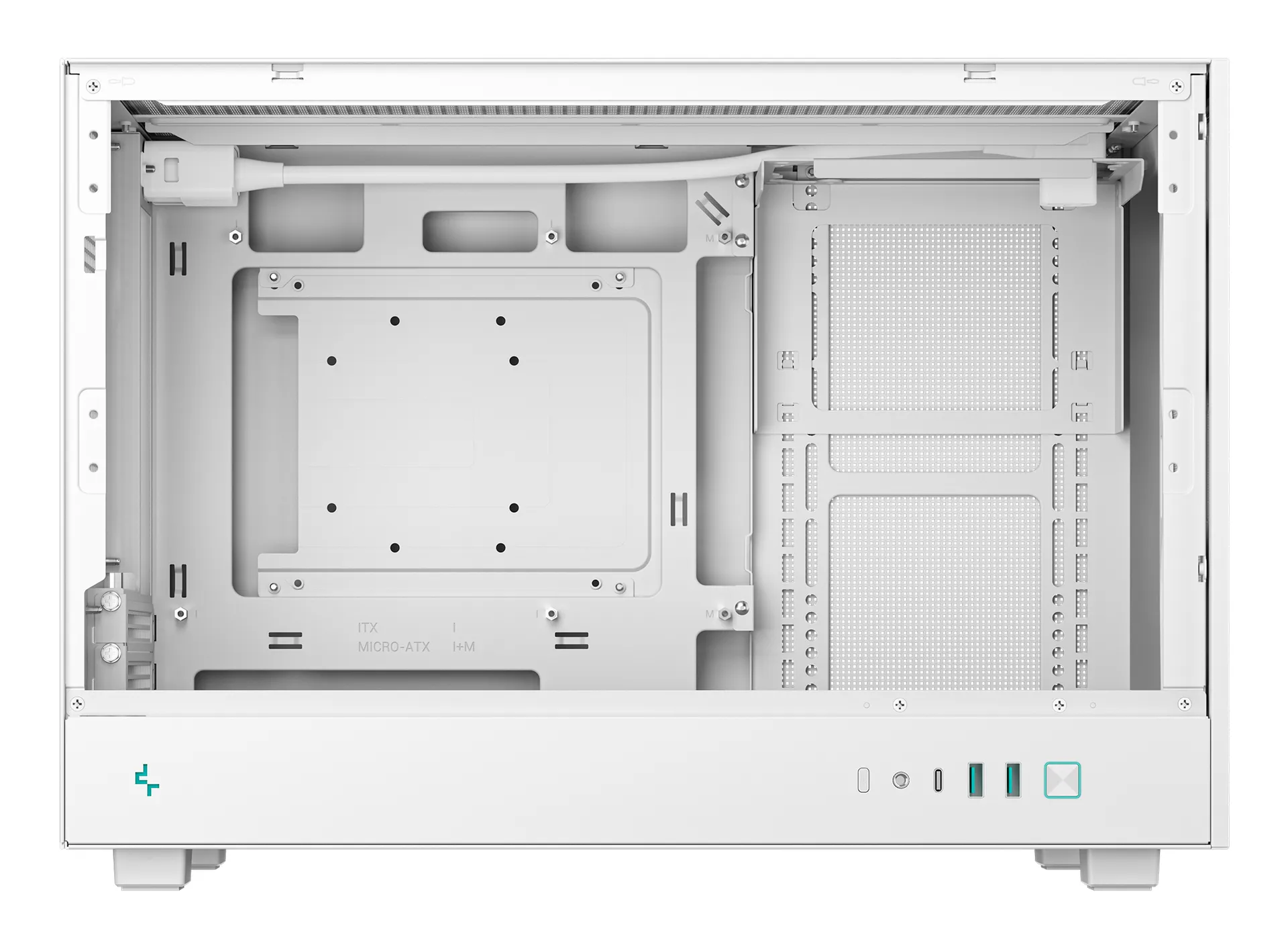 DeepCool CH260 WH Micro Tower Weiß – Bild 5