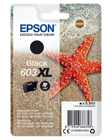 Epson Singlepack Black 603XL Ink Epson Singlepack Black 603XL Ink