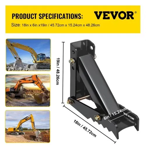 VEVOR 45,7 cm Baggerbagger-Daumenaufsätze zum Schweißen – Bild 6