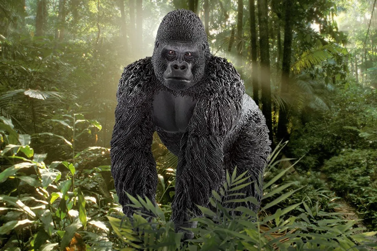 schleich WILD LIFE Gorilla Männchen – Bild 2