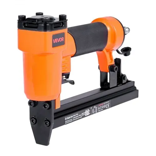 VEVOR Druckluftnagler, Drucklufttacker für Feindrahtklammern der Serie 71, 9,1 mm Krone, 4–16 mm Länge, 70–110 PSI, Druckluft Nagelpistole für Holzarbeiten, Polsterarbeiten, Heimwerkerprojekte – Bild 10