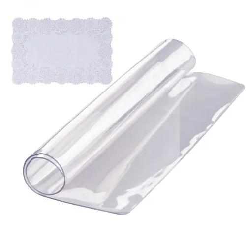 VEVOR Tischfolie Tischschutz Transparent 1,5 mm Dicke, Tischschutz-Folie PVC 305 x 305 mm Quadratische Tischdecke Tischfolie Abwaschbar Verschleißfest Hitzebeständig Wasserdichte Tisch-Schutzfolie VEVOR Tischfolie Tischschutz Transparent 1,5 mm Dicke, Tischschutz-Folie PVC 305 x 305 mm Quadratische Tischdecke Tischfolie Abwaschbar Verschleißfest Hitzebeständig Wasserdichte Tisch-Schutzfolie