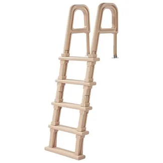 VEVOR Poolleiter, Einstiegsleiter 5-Stufig, Treppe mit Doppeltem Handlauf, Einstiegshilfe Tragkraft 136 kg, für Einbau- & Aufstellpools, Sicherheitsleiter für Alle Terrassenoberflächen, Taupe VEVOR Poolleiter, Einstiegsleiter 5-Stufig, Treppe mit Doppeltem Handlauf, Einstiegshilfe Tragkraft 136 kg, für Einbau- & Aufstellpools, Sicherheitsleiter für Alle Terrassenoberflächen, Taupe