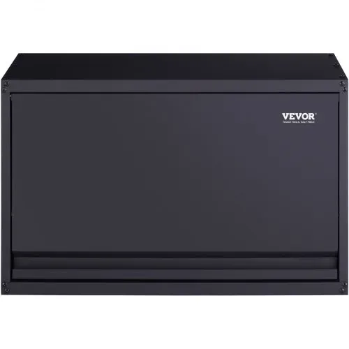 VEVOR Werkstatt Wandschrank 77 x 31,8 x 50 cm Hängeschrank 108 kg Gesamtkapazität (2 Regale) Werkstattschrank aus 0,6 mm dickem SPCC-Stahlplatte Ideal als Vorratsschrank, Werkzeugschrank, Büroschrank – Bild 9