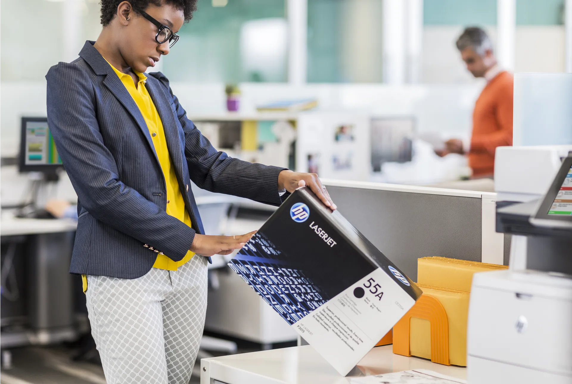 HP 55A Schwarz Original LaserJet Tonerkartusche – Bild 7