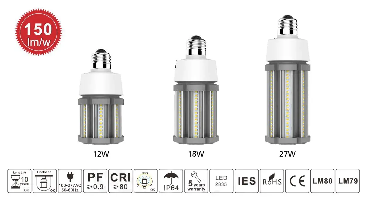 Synergy 21 LED HID Corn Retrofit E27 360° 18W nw Synergy 21 LED HID Corn Retrofit E27 360° 18W nw