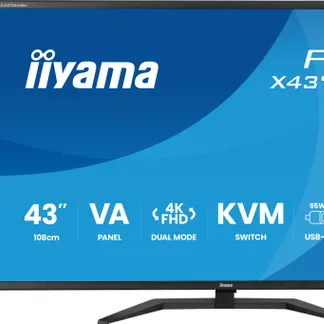 iiyama ProLite X4373UHSU-B2 Computerbildschirm 108 cm (42.5″) 3840 x 2160 Pixel 4K Ultra HD LED Schwarz iiyama ProLite X4373UHSU-B2 Computerbildschirm 108 cm (42.5″) 3840 x 2160 Pixel 4K Ultra HD LED Schwarz
