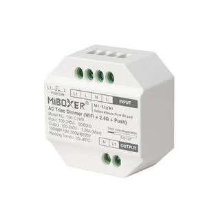 MiBoxer TRI-C1WR LED Dimmer Controller AC TRIAC WiFi+2,4G+Push MiBoxer TRI-C1WR LED Dimmer Controller AC TRIAC WiFi+2,4G+Push
