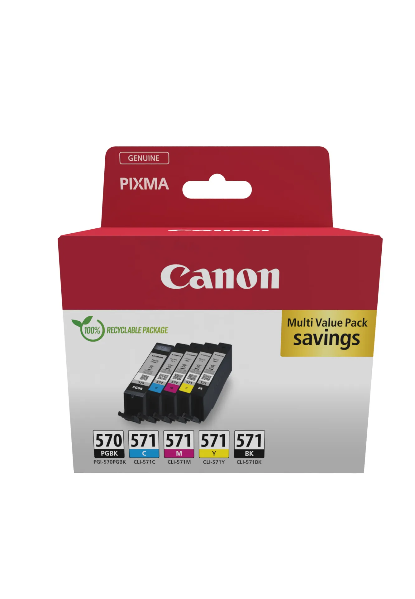 Canon PGI-570/CLI-571 PGBK/C/M/Y/BK Multipack Canon PGI-570/CLI-571 PGBK/C/M/Y/BK Multipack