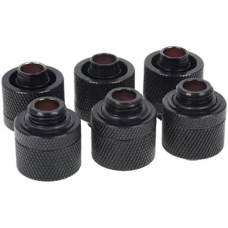 HF 16/10 Anschraubtülle G1/4 – Deep Black Sixpack, Verbindung HF 16/10 Anschraubtülle G1/4 – Deep Black Sixpack, Verbindung