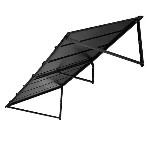 VEVOR Fenstermarkise 203x91x61 cm, Türvordach, stabile Außenmarkisen mit dreieckigem Stahlrahmen, Schutz vor Regen, Schnee und Sonnenlicht für Türeingänge, Fenster, Veranden, Balkone – Bild 9