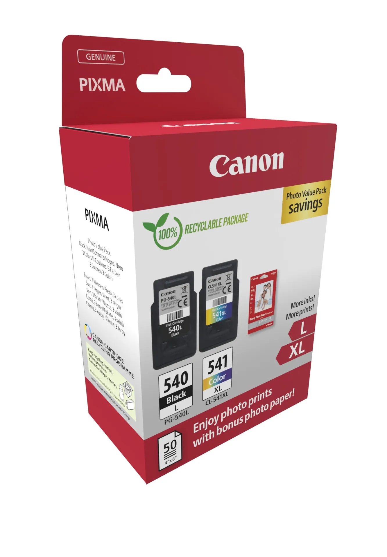 Canon PG540L/CL541XL Photo Value Pack – Bild 2