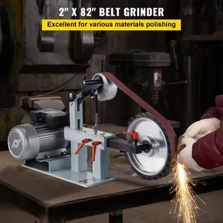 VEVOR Bandschleifmaschine 5,08 x 208,28 cm Belt Disc Sander Combo Band Tellerschleifer, 2800 r/min Band und Scheiben Schleifmaschine, PH 427 X 30,5 cm Gummi-Kontaktscheibe Stand-Band-Tellerschleifer VEVOR Bandschleifmaschine 5,08 x 208,28 cm Belt Disc Sander Combo Band Tellerschleifer, 2800 r/min Band und Scheiben Schleifmaschine, PH 427 X 30,5 cm Gummi-Kontaktscheibe Stand-Band-Tellerschleifer