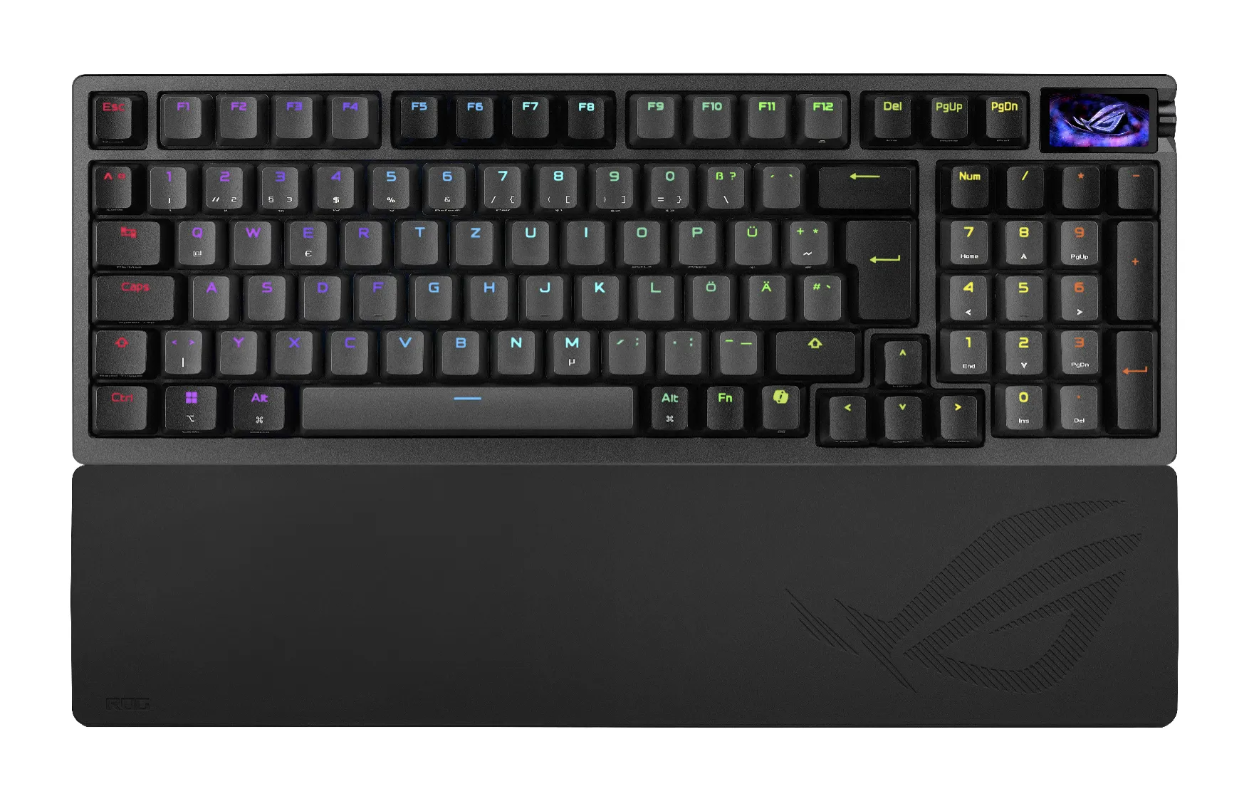 ASUS ROG Azoth 96 HE Tastatur Gaming USB + RF Wireless + Bluetooth QWERTZ Schwarz ASUS ROG Azoth 96 HE Tastatur Gaming USB + RF Wireless + Bluetooth QWERTZ Schwarz