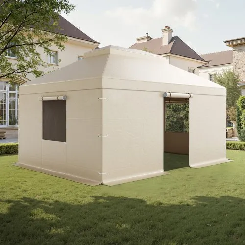 VEVOR Winterabdeckung, passend für 3,66×4,87 m Pavillons mit Doppeldach, Ersatzabdeckung mit Seitenwänden & Netzfenstern, Lagerschutzabdeckungen, Pavillons nicht im Lieferumfang enthalten VEVOR Winterabdeckung, passend für 3,66×4,87 m Pavillons mit Doppeldach, Ersatzabdeckung mit Seitenwänden & Netzfenstern, Lagerschutzabdeckungen, Pavillons nicht im Lieferumfang enthalten