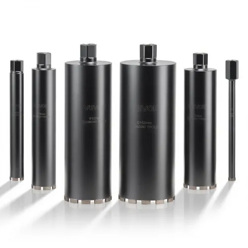 VEVOR Kernbohrer Bohrkrone 6-tlg. φ 25,4 / 50,8 / 76,2 / 101,6 / 127,0 / 152,4 mm, 356 mm Bohrtiefe, 1-1/4 Zoll-7 Innengewinde, Nass-Diamantkernbohrer Kernlochbohrer für Stahlbeton Ziegel Mauerwerk VEVOR Kernbohrer Bohrkrone 6-tlg. φ 25,4 / 50,8 / 76,2 / 101,6 / 127,0 / 152,4 mm, 356 mm Bohrtiefe, 1-1/4 Zoll-7 Innengewinde, Nass-Diamantkernbohrer Kernlochbohrer für Stahlbeton Ziegel Mauerwerk