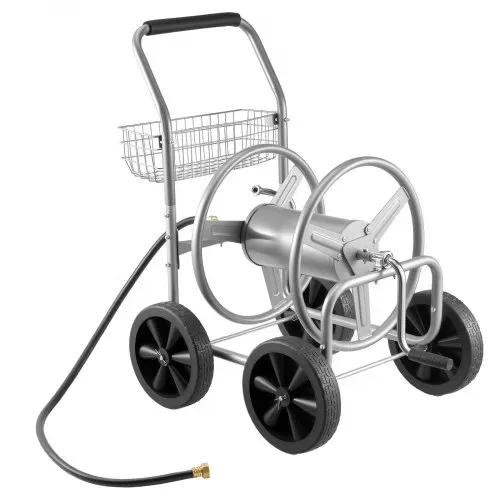VEVOR Schlauchtrommelwagen 91m. Robuste Gartenwasserbepflanzung mit Korb – Bild 8