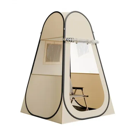 VEVOR Sportzelt, 1200 x 1200 x 1900 mm, Pop-up-Zelt für 1 Person, Zelt für den Außenbereich mit Bodenmatte und Abdeckung, Campingunterstand für Veranstaltungen, Angeln, Jubeln – Bild 8