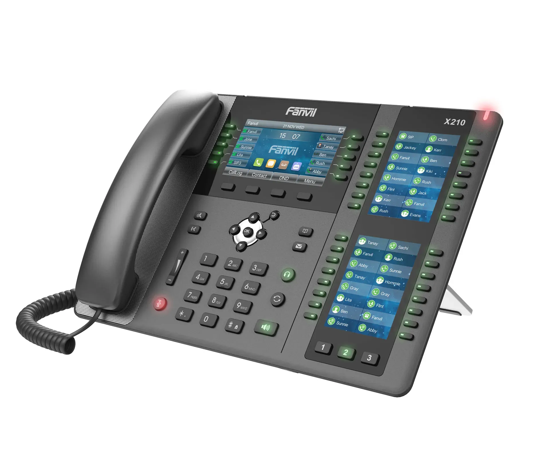 Fanvil X210 V2, High-end enterprise phone / SIP / POE / Gigabit / USB-Port / Bluetooth Fanvil X210 V2, High-end enterprise phone / SIP / POE / Gigabit / USB-Port / Bluetooth