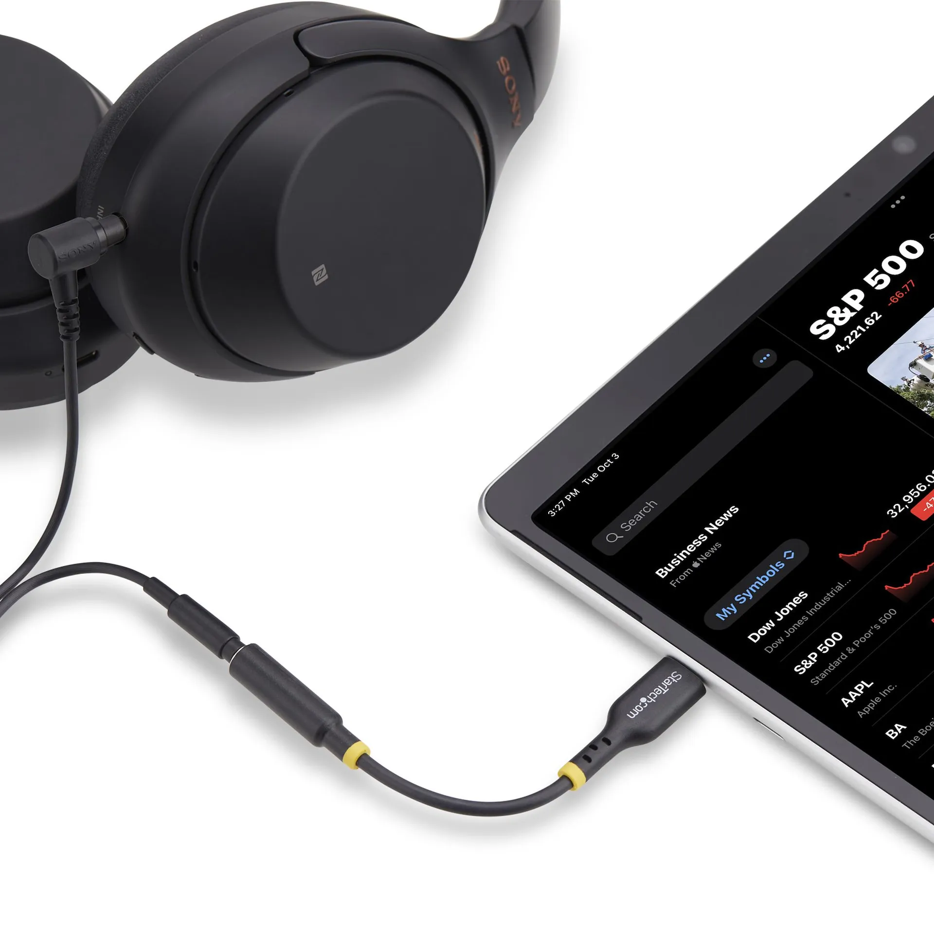 StarTech.com USB C Kopfhörer Adapter, USB C TRRS Kopfhörer-Headset Audio, USB-C auf 3.5 mm Klinke, Hi-Fi 32-Bit-DAC, USBC zu Klinke für PC, Handy, Laptop, Tablet, Thunderbolt Kompatibel – Bild 6