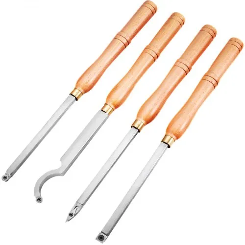 VEVOR Stechbeitel Set Wellendurchmesser 12 mm, Stemmeisen Holz 4-Teilig, Stechbeitel mit Holzgriff, Stecheisen mit T15- und T20 Inbusschlüssel VEVOR Stechbeitel Set Wellendurchmesser 12 mm, Stemmeisen Holz 4-Teilig, Stechbeitel mit Holzgriff, Stecheisen mit T15- und T20 Inbusschlüssel