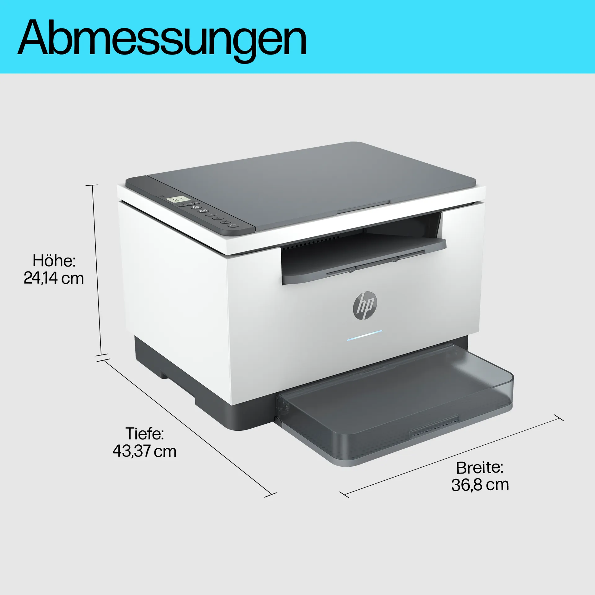 HP LaserJet M234dw Wireless Multifunction Schwarzweiß Drucker, Kopierer, Scanner; Duplex – Bild 7