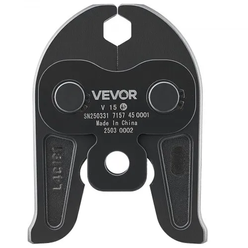 VEVOR V15 Pressbacke, 15 mm Presszange für V-Typ Edelstahlrohre, Crimpbacken aus Stahl, kompatibel mit Standard-Presswerkzeugen, Heizungs-, Lüftungs- & Klimasysteme, Gasleitungen VEVOR V15 Pressbacke, 15 mm Presszange für V-Typ Edelstahlrohre, Crimpbacken aus Stahl, kompatibel mit Standard-Presswerkzeugen, Heizungs-, Lüftungs- & Klimasysteme, Gasleitungen