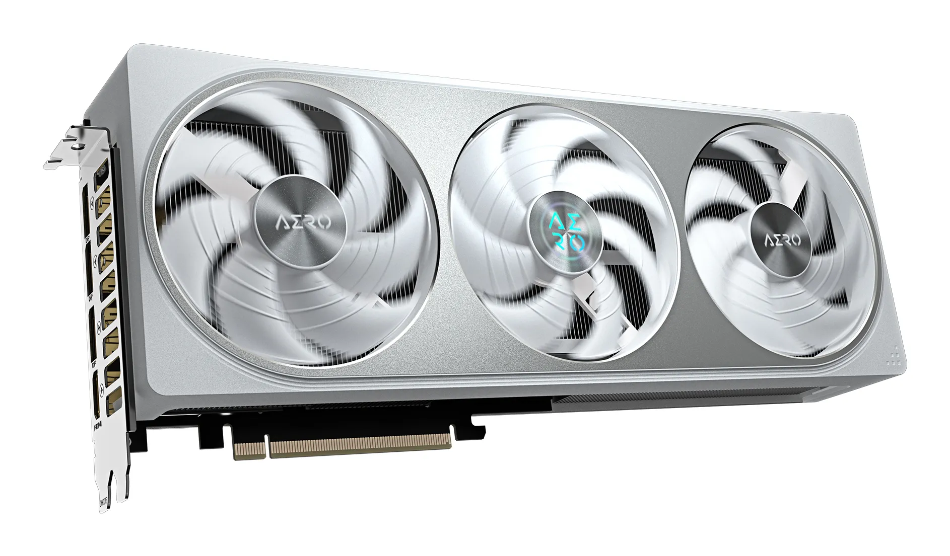 GIGABYTE GeForce RTX 5070 AERO OC 12G Grafikkarte - 12GB GDDR7, 192 Bit, PCI-E 5.0, 2625 MHz Core Clock, 3 x DP 2.1a, 1 x HDMI 2.1b, NVIDIA DLSS 4, GV-N5070AERO OC-12GD – Bild 3
