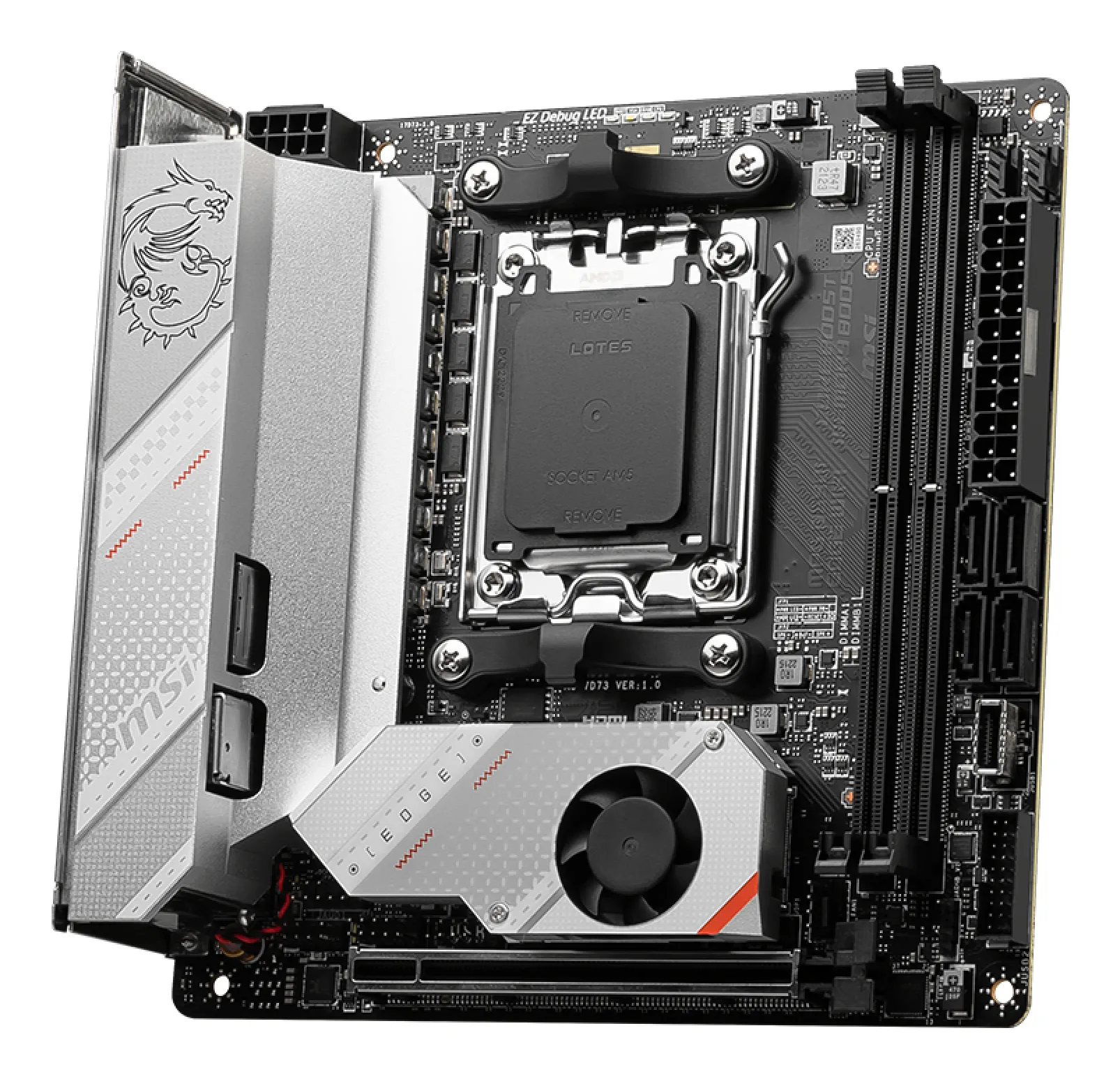 MSI MPG B650I EDGE WIFI Motherboard AMD B650 Sockel AM5 mini ITX – Bild 3