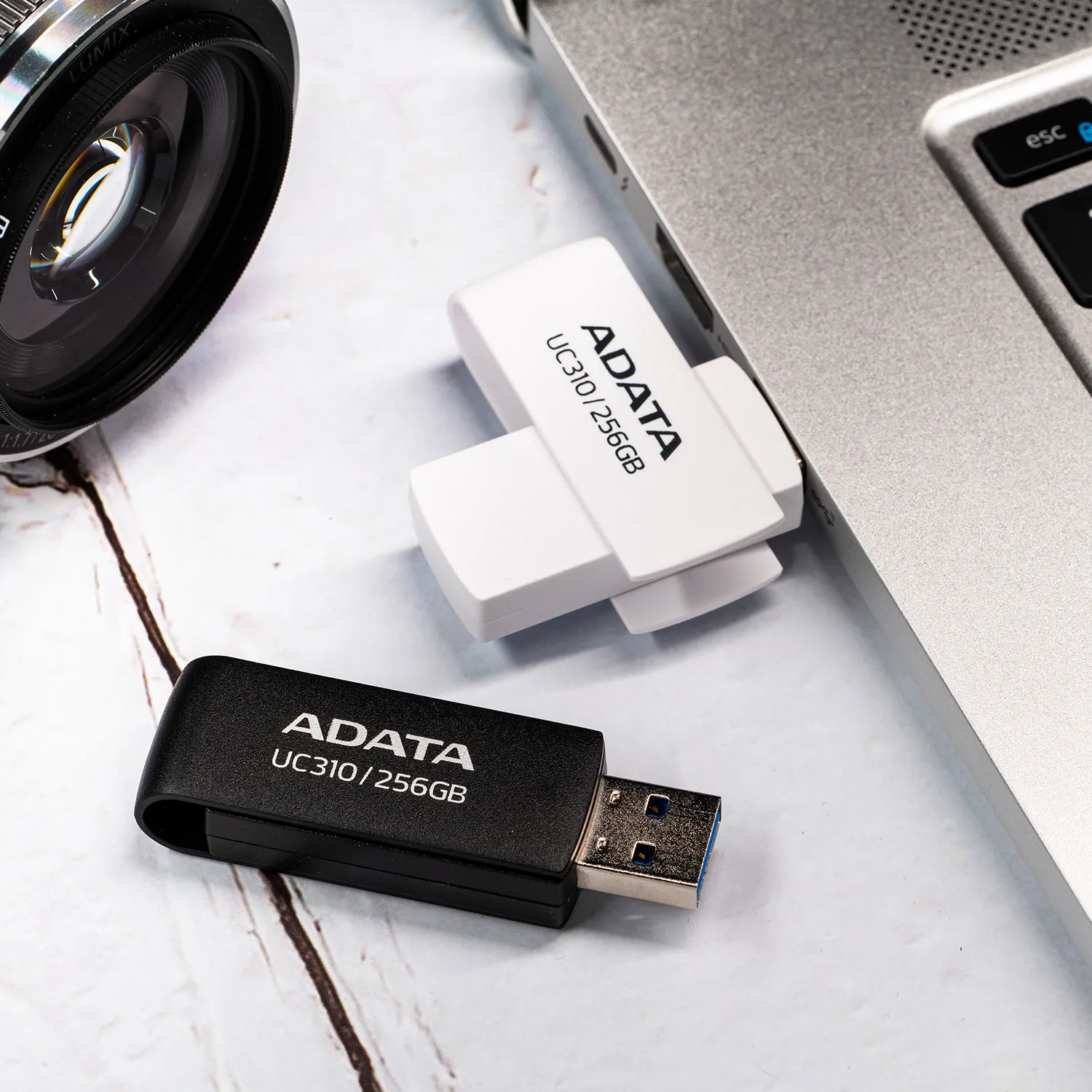 ADATA UC310 USB-Stick 256 GB USB Typ-A 3.2 Gen 1 (3.1 Gen 1) Weiß – Bild 7