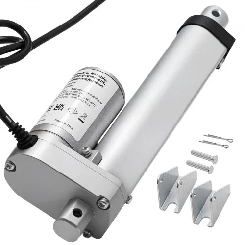 VEVOR 12-V-Linearantrieb, 101,6 mm Linearmotor mit 15 mm/s, 1000 N Linear Actuator mit IP54-Schutz & Montagehalterung, Lineartechnik-Aktuatoren für Hubschreibtische, Liegestühle, Fenstertüröffner VEVOR 12-V-Linearantrieb, 101,6 mm Linearmotor mit 15 mm/s, 1000 N Linear Actuator mit IP54-Schutz & Montagehalterung, Lineartechnik-Aktuatoren für Hubschreibtische, Liegestühle, Fenstertüröffner
