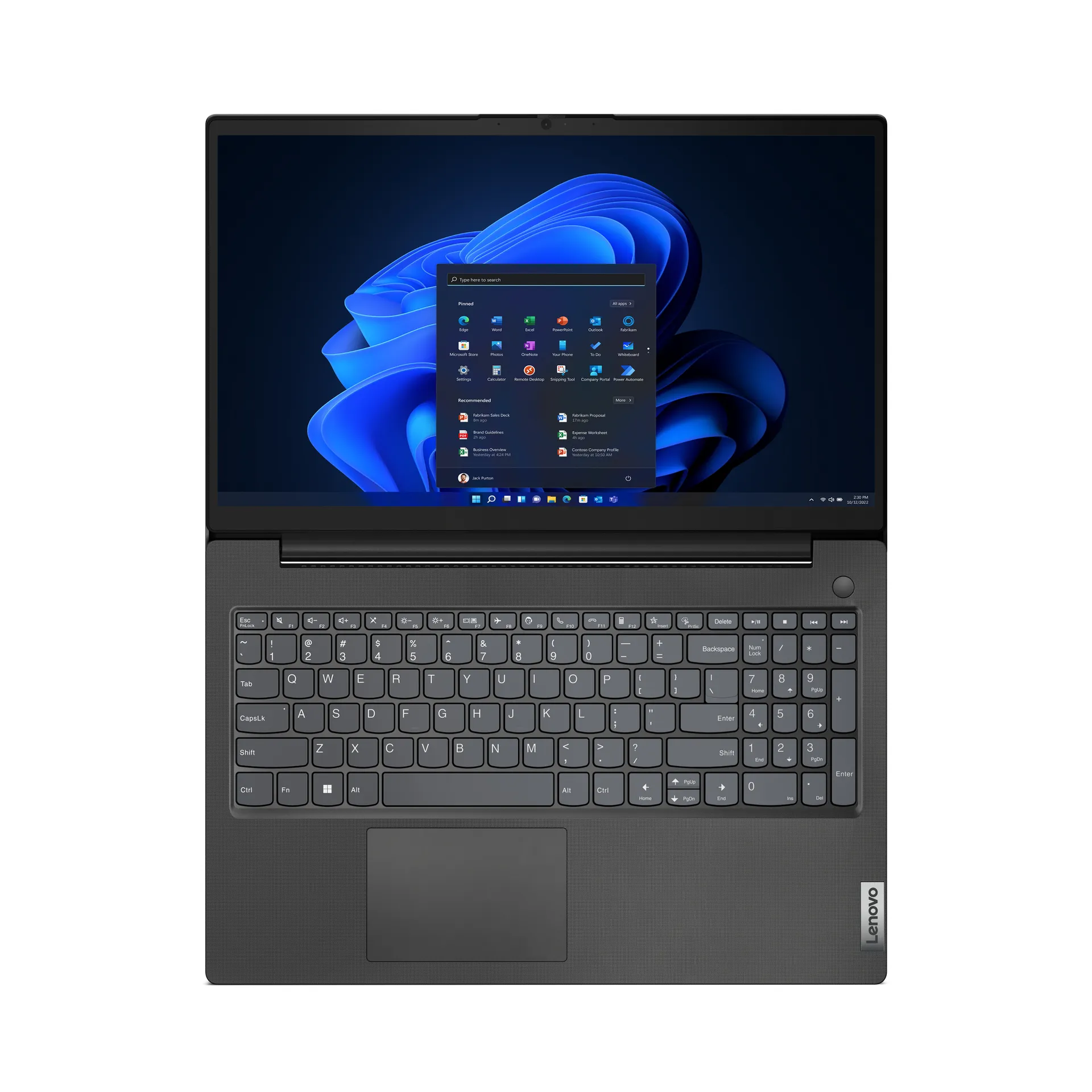 Lenovo V15 G4 AMN AMD Ryzen™ 5 7520U Laptop 39,6 cm (15.6") Full HD 8 GB LPDDR5-SDRAM 256 GB SSD Wi-Fi 5 (802.11ac) Windows 11 Pro Deutsch Schwarz – Bild 7