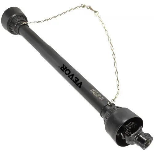 VEVOR Zapfwelle T4 Gelenkwelle, Antriebswelle, 34,9 mm großen 6-Keil-Ende für den Traktor, ausziehbar von 1100 bis 1550 mm, Ideal für Rasenmäher, Freischneider, Bodenfräsen, Düngerstreuer – Bild 8