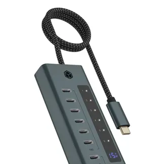 ICY BOX IB-HUB1457-C31, 7 Port Type-C USB 3.2 Gen 2 Hub, Aluminiumgehäuse ICY BOX IB-HUB1457-C31, 7 Port Type-C USB 3.2 Gen 2 Hub, Aluminiumgehäuse