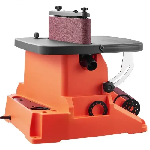 VEVOR Oszillierender Spindelschleifer, 2000 U/min Spindelschleifmaschine mit 16 mm Hub, 5 Hülsen (12,7–50,8 mm) & 610x98 mm Schleifband für Holzbearbeitung, Möbelschleifen, Heimwerkerprojekte – Bild 8