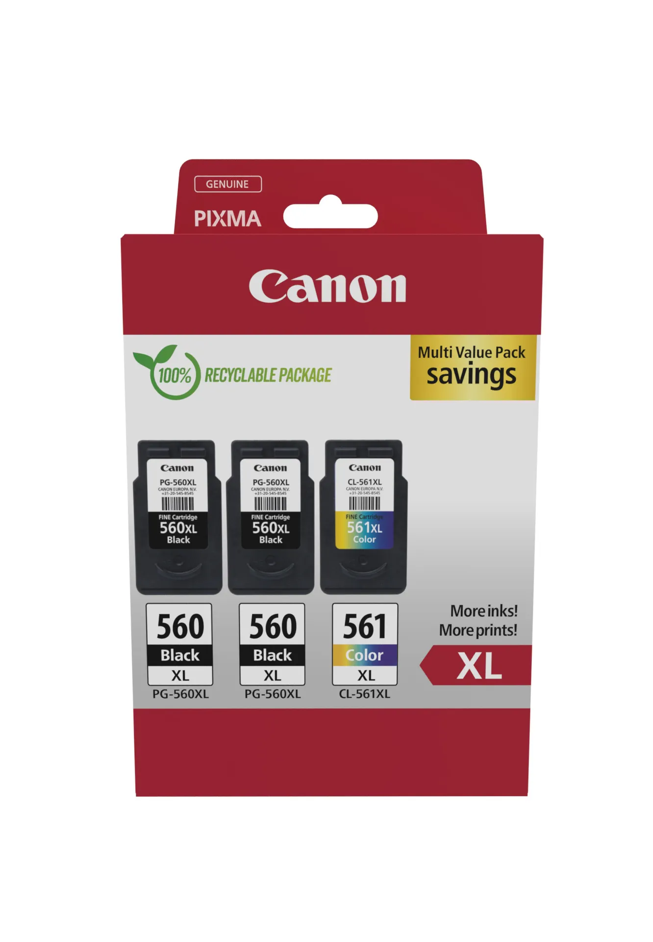 Canon PG-560XL x2/CL-561XL Triple Pack Canon PG-560XL x2/CL-561XL Triple Pack