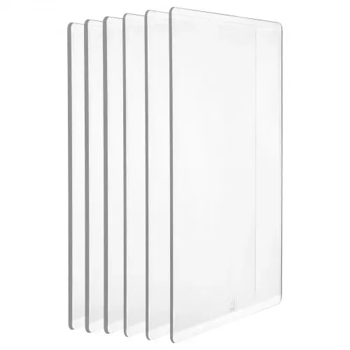 VEVOR Stanzplatten, 6er-Pack 225x156 mm, Cutting Pads, Polycarbonat-Schneideplatten, Kompatibel mit VEVOR Stanz- & Prägemaschine KM-1860, für Scrapbooking & Kartenherstellung, Transparent – Bild 8