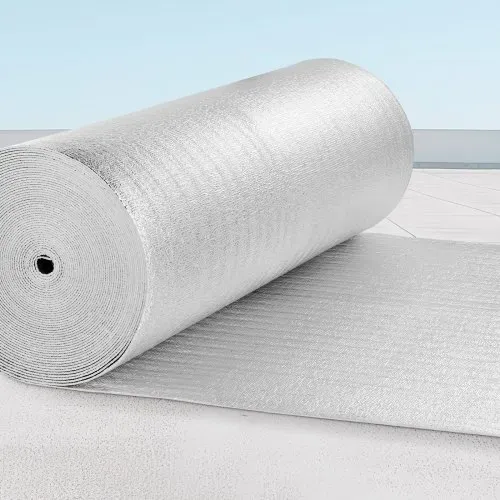 VEVOR Doppelt reflektierende Isolierrolle, Strahlungsbarriere mit Schaumstoffkern, 3,2 mm, 48 Zoll x 100 Fuß, doppelseitiges wärmereflektierendes Schild aus Aluminiumfolie und EPE-Schaum, Wärmedämmrolle für Fenster und Wohnmobildächer – Bild 7