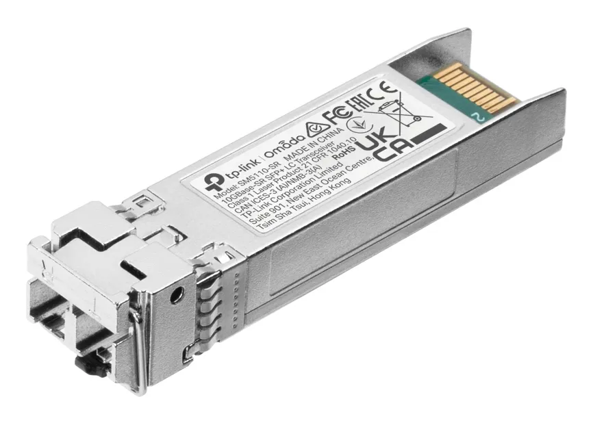 TP-Link Omada SM5110-SR Netzwerk-Transceiver-Modul Faseroptik 10000 Mbit/s SFP+ 850 nm TP-Link Omada SM5110-SR Netzwerk-Transceiver-Modul Faseroptik 10000 Mbit/s SFP+ 850 nm