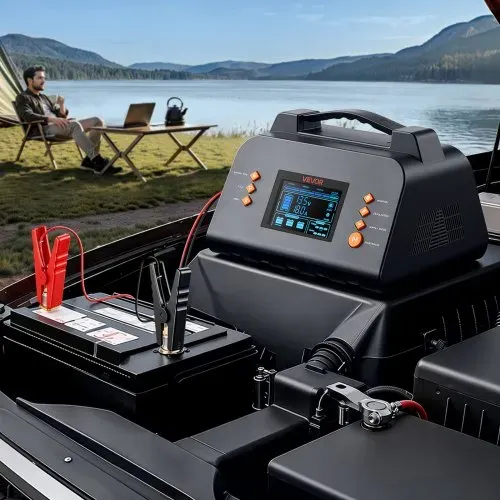 VEVOR Smart-Batterieladegerät 30 A 6/12/24 V für LiFePO4 Bleiakku Ladegerät für Pkw, Wohnmobile, Lkw und Boote, mit 7-Stufen-Laden, Pulsdesulfatierung, LCD-Anzeige & Überspannungs- und Verpolungsschutz – Bild 7